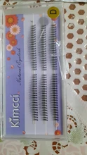 Kimcci-extensiones de pestañas postizas 3D, 120 Uds., rizado C/D/DD, mezcla de longitud de 8-12mm, maquillaje