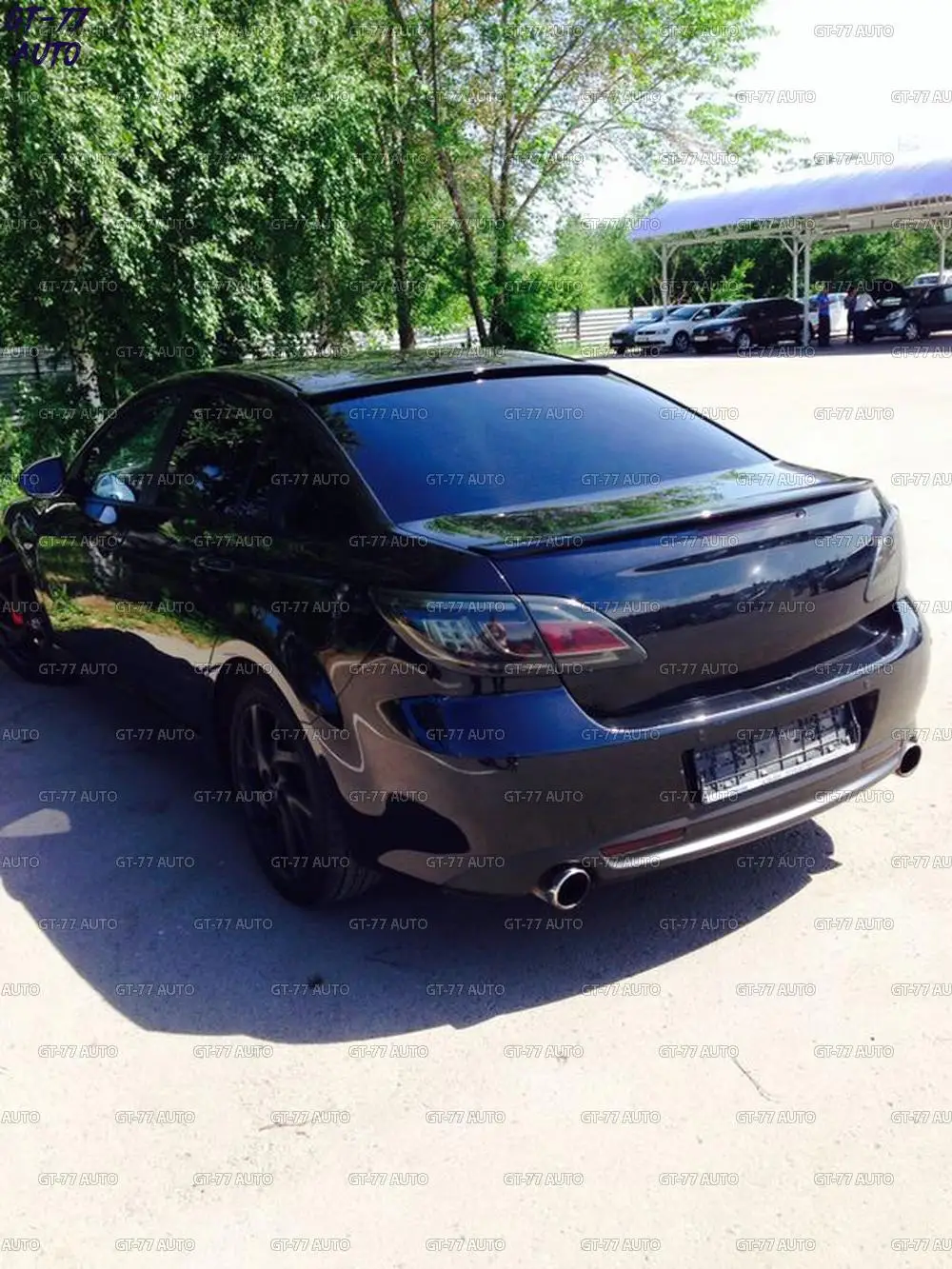 Спойлер козырек на заднее стекло для Mazda 6 2007-2012 GH козырек лип навес внешний материал АБС пластик спортивный Стайлинг тюнинговая накладка