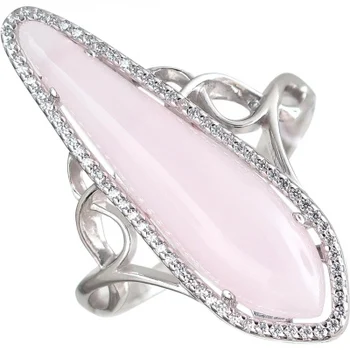 

Esthete ring with 1 cat's eye made of silver