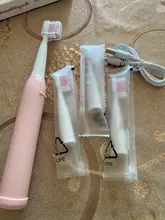 Cepillo de dientes eléctrico ultrasónico, potente, recargable por USB, lavable, blanqueamiento de dientes electrónico