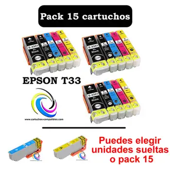 

Epson T33 Pack XP530 XP540 XP630 XP640 XP635 XP645 XP830 XP900 XP7100 XP-530 XP-540 XP-630 XP-635 XP-640 XP-645 XP-830 XP-900