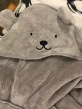 Toalla de baño para bebé, poncho superabsorbente, toalla con capucha bordada de dibujos animados para recién nacido, bata de baño de secado rápido para playa y Spa