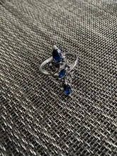 Clásico de moda de anillo de boda azul exquisito anillo de circón para mujer 2020 nueva moda joyería de la boda de regalo de Año Nuevo