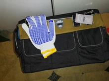 Bolsa de herramientas portátil para electricista, multifunción, instalación de reparación, lona, grande, gruesa, bolsillo de trabajo