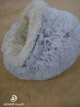 Cat Bed Cushion House Sofa Pet-Bed Small Plush Round Warm Best Soft for Dogs Nest