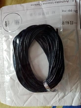 Lote de 5 metros/lote de cuerda redonda de cuero de vaca auténtico, 1-3mm, 4 colores, para pulseras DIY, 2020