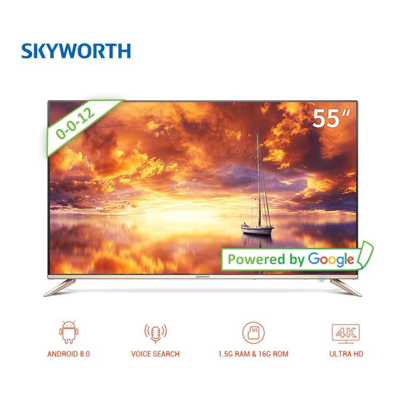 

Телевизор 55" Skyworth 55G2A 4K AI TV Android 8.0