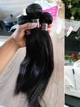 Ishow mechones de pelo lacio brasileño extensiones de cabello humano mechones de 30 32 24 36 38 pulgadas, mechones de pelo brasileño ondulado cabello virgen tejido