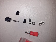 Amplifier Terminal Post Connector-Binding Jack-Mount Banana-Plug Black JS-910B 5-Red-5