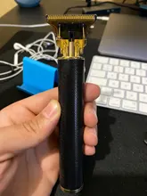 Cortadora de pelo profesional recargable por USB T9 para hombre, Afeitadora eléctrica inalámbrica de 0mm, máquina de barbero para Barba, 2021