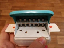 KW-trio-perforadora de papel de 6 agujeros, perforadora de Metal de mano, 5 hojas de capacidad, 6mm, para A4, A5, B5, cuaderno, diario de recortes, planificador