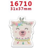 30 шт мультяшный персонаж плоское украшение из смолы PR 13965 - Цвет: 16710