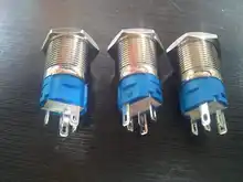 Interruptor de botón de encendido de LED de Metal Auto bloqueo Coche
