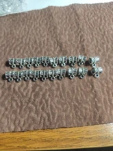 Lote de 20 a 200 Uds de cuentas espaciadoras de tubo sueltas chapadas en plata con flores para la fabricación de joyas, tubos colgantes, accesorios para collar y pulsera DIY