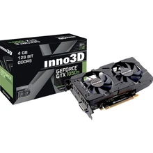 Видеокарта INNO3D X2 nVidia GeForce GTX 1050 Ti 1392MHz 4096MB 7008MHz 128 bit RTL [N105T-3DDV-M5CM]