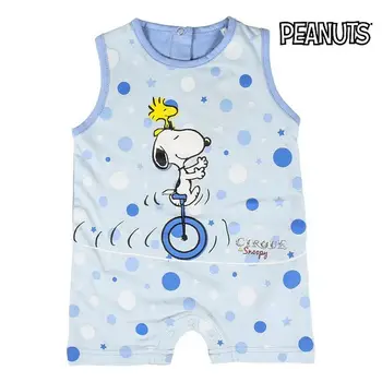 

Baby's Sleeveless Romper Suit Snoopy Sky blue