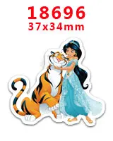 18696 30 шт плоское украшение из смолы принцесса Смола pr 17116 - Цвет: 18696
