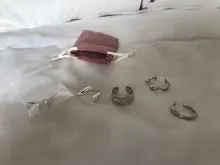 Anillo abierto de 100% Plata de Ley 925 para mujer, diseño de onda Irregular minimalista, joyería de Color dorado, bisutería de cumpleaños