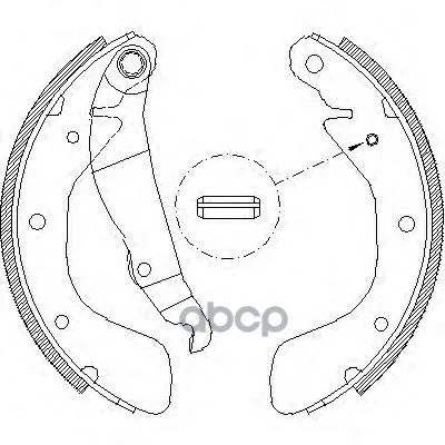 4398.00_=540sbs=409 100-Sx=Fsb335!Колодки Барабанные Opel Astraf 1.4-1.8