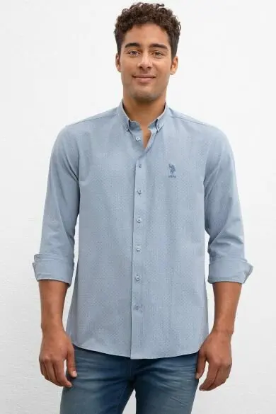 U.S. POLO ASSN. Мужской тканый гомлек