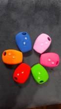 ZAD funda de silicona para llave del coche caso 2 botones para renault Kangoo DACIA escénica Megane Sandero Captur Twingo Modus funda de llave a distancia