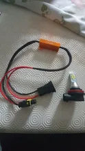 Resistencia de decodificador de bombilla LED 9005/HB3 9006/HB4 H8 H11, adaptador de arnés de cable con cancelación de Error Canbus de 50W para luz antiniebla de coche, 2 uds.