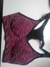 VEQKING Sujetador deportivo acolchado de secado rápido, Sujetador deportivo ajustable sin aros para mujer, Sujetador Push Up de Yoga sin costuras para correr