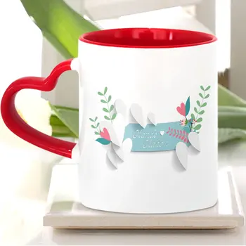 

Personalized Valentine's Day Design Red Heart Mug Cup-15