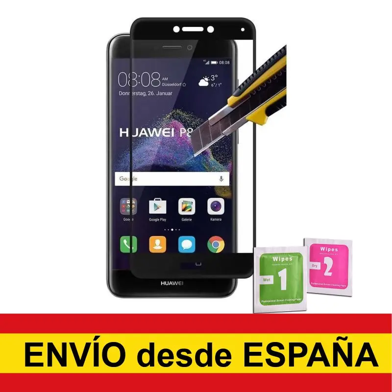 Закаленное стекло протектор для HUAWEI P8 P9 LITE /GR3 черный