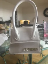 Jacquemus-bolsos de mano de alta calidad para mujer, bandoleras femeninas de Color sólido, de lujo con letras cruzadas, de diseñador para fiesta, 2019