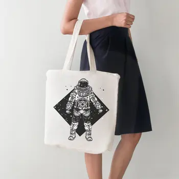 

Angemiel Bag Cool Spaceman Major Shopping Beach Tote Bag