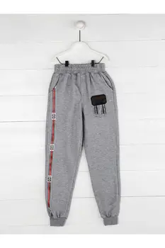 

Grey Boys Tracksuits Seasons autumn winter sweatpants kids boys sports casual cotton clothing outfit models