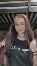 ¡Largo SHANGKE sintético recto peluca con diadema! Peluca de cabello ondulado de fibra resistente al calor para mujer Peluca de fiesta/de uso diario para niña