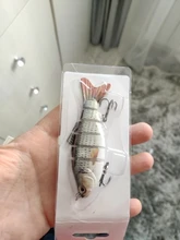 Wobblers Fishing-Tackle Hard-Bait Swimbait Sinking Bass Multi-Jointed Segments 8 Lure