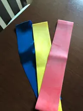 5 tamaños de interior equipo de Fitness Yoga 0,35mm-1,1mm de goma al aire libre de banda Pilates ejercicio de entrenamiento de banda de goma