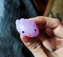 Anti-juguetes blandos antiestrés correa del teléfono Mini suave mano silicona blando para apretar animales gato Kawaii caucho aplasta juguete antiestrés