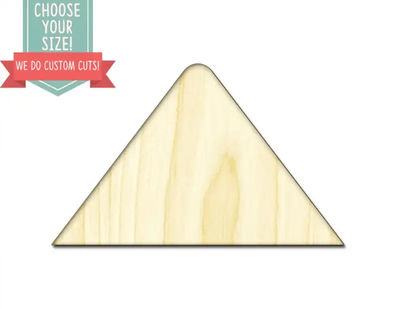 10 pieMountain Hill Silhouette- Choose Your Size Laser Cut Wooden Art Craft Supplies Wall Hanging Decor Wedding Nursery DCS0651