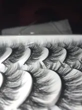 5/8/12 pares 3D pelo de visón pestañas falsas hecho a mano pestaña larga Natural Wispy pestañas tupidas reutilizable extensión de pestañas postizas
