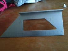 Multifunction Ruler Woodworking-Tools Square Wooden 90-Degree-Gauge Aluminum-Alloy 45