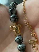 Pulsera bohemia de 30 estilos para mujer, mapa de estrellas de concha de loto, piña, corazón, piedras naturales, tipo cadena, joyería