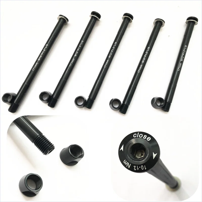 XC/AM/DH/ENDURO Thru Axle Bikes Boost 12x148 175-Thread задние шпажки 12 мм MTB QR шаг сплав общая длина | Спорт