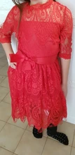 Kids dresses for Girls Spring Clothes Half-sleeve Lace Party Costume Red Children Elegant