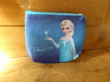 Monedero de dibujos animados de princesa de Disney para niños, monedero de sirena, Frozen, Elsa, monedero, billetera de felpa de Mickey