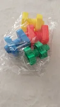 4 set/lote tornillo bloques de construcción de plástico insertar bloques tuerca forma juguetes para niños juguetes educativos de los modelos de escala juguetes de los niños
