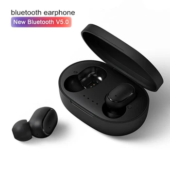 

A6S Bluetooth Headsets For Redmi Airdots 2 Wireless Earbuds 5.0 TWS Earphone Noise Cancelling Mic for Xiaomi iPhone Samsung