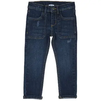 

Chicco jeans for boys, with scuffs, color dark blue