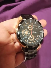 Reloj de pulsera deportivo Para Hombre, cronógrafo de cuero, estilo militar, informal, Moderno, novedad de 2021
