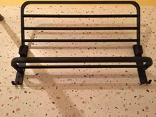 Hanger Organizer Towel-Holder Shower-Rack Bathroom-Accessories Folding Black Aluminum