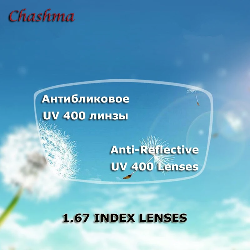 Асферические линзы для указателей Chashma брендовые антибликовые глаз с защитой от