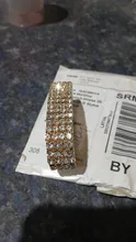 Pulsera elástica con diamantes de imitación de cristal para mujer, brazalete de oro ostentoso, joyería nupcial para boda, 4/5/8 filas